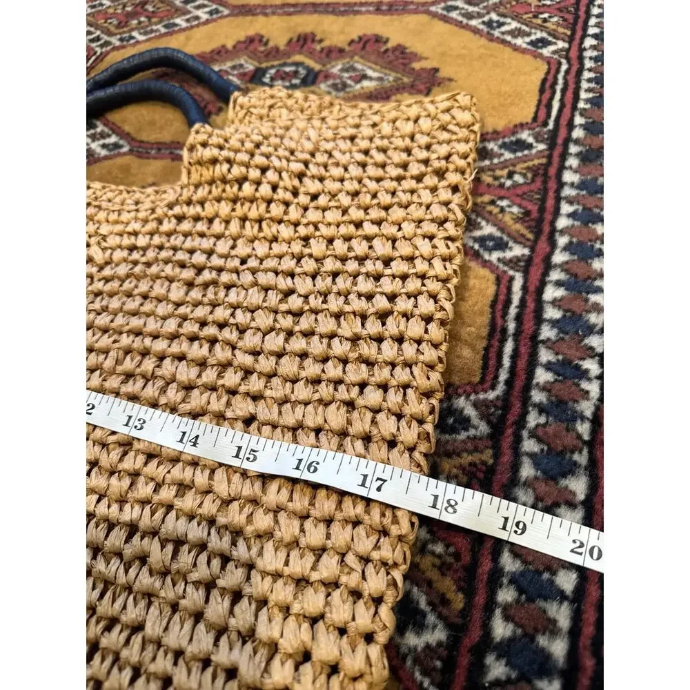 Mark & Graham Woven Paper Summer Boho Beach Tote, One Size